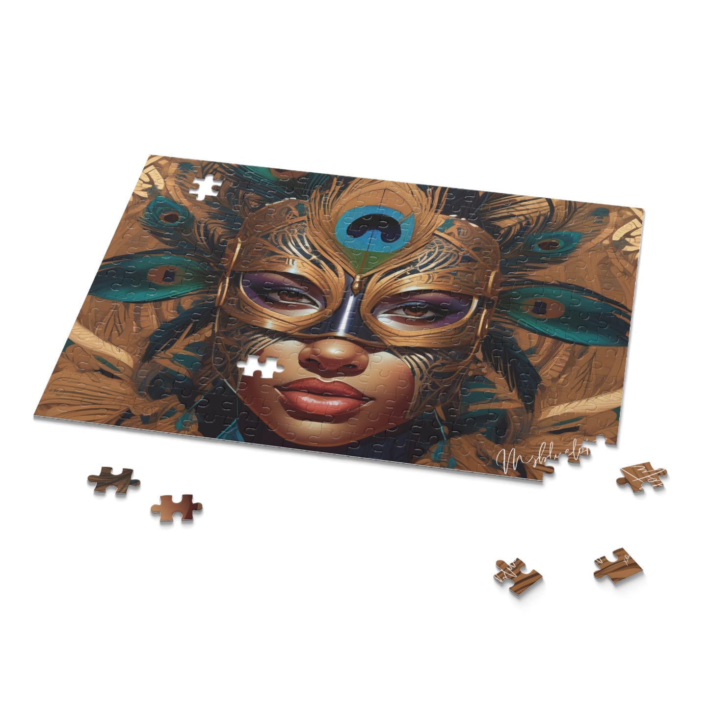 Gilded Elegance Puzzle (120, 252, 500-Piece)