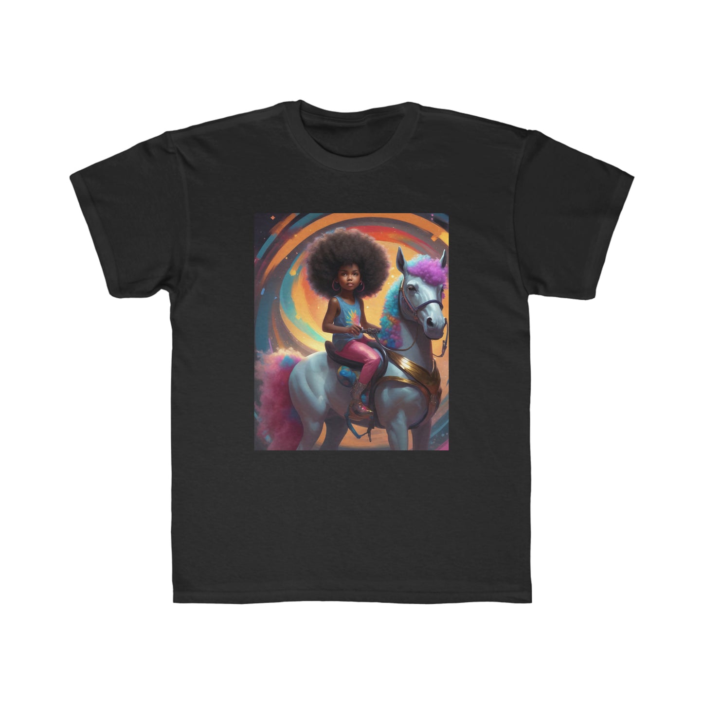 Rainbow Pony Kids Regular Fit Tee