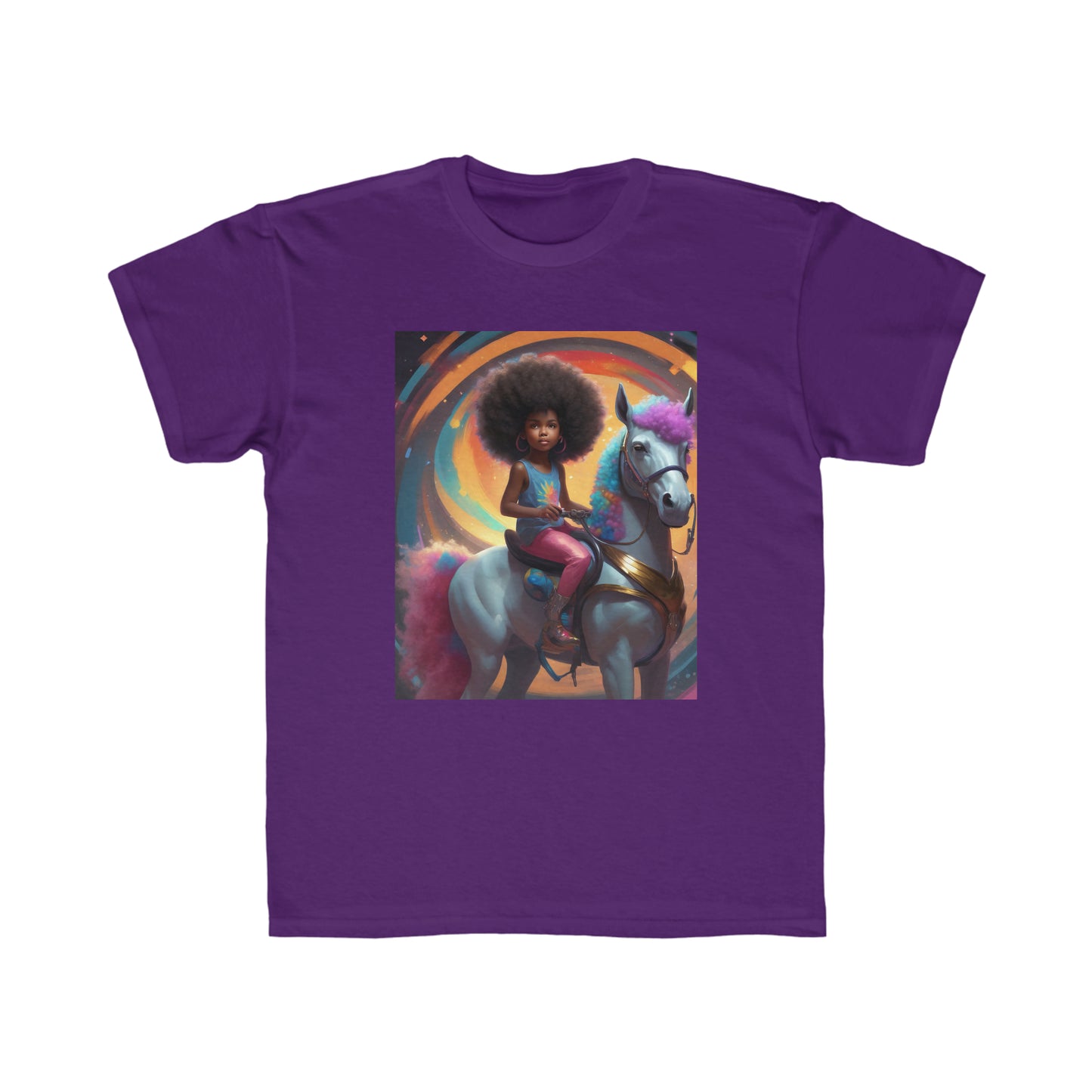 Rainbow Pony Kids Regular Fit Tee