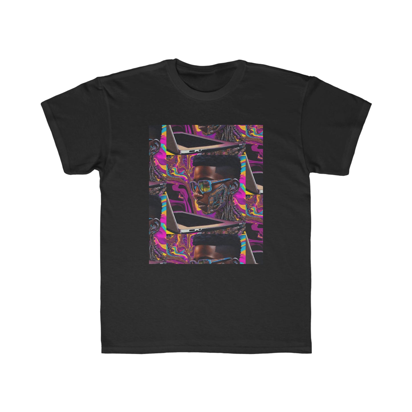 Cyber Vibes Kids Regular Fit Tee