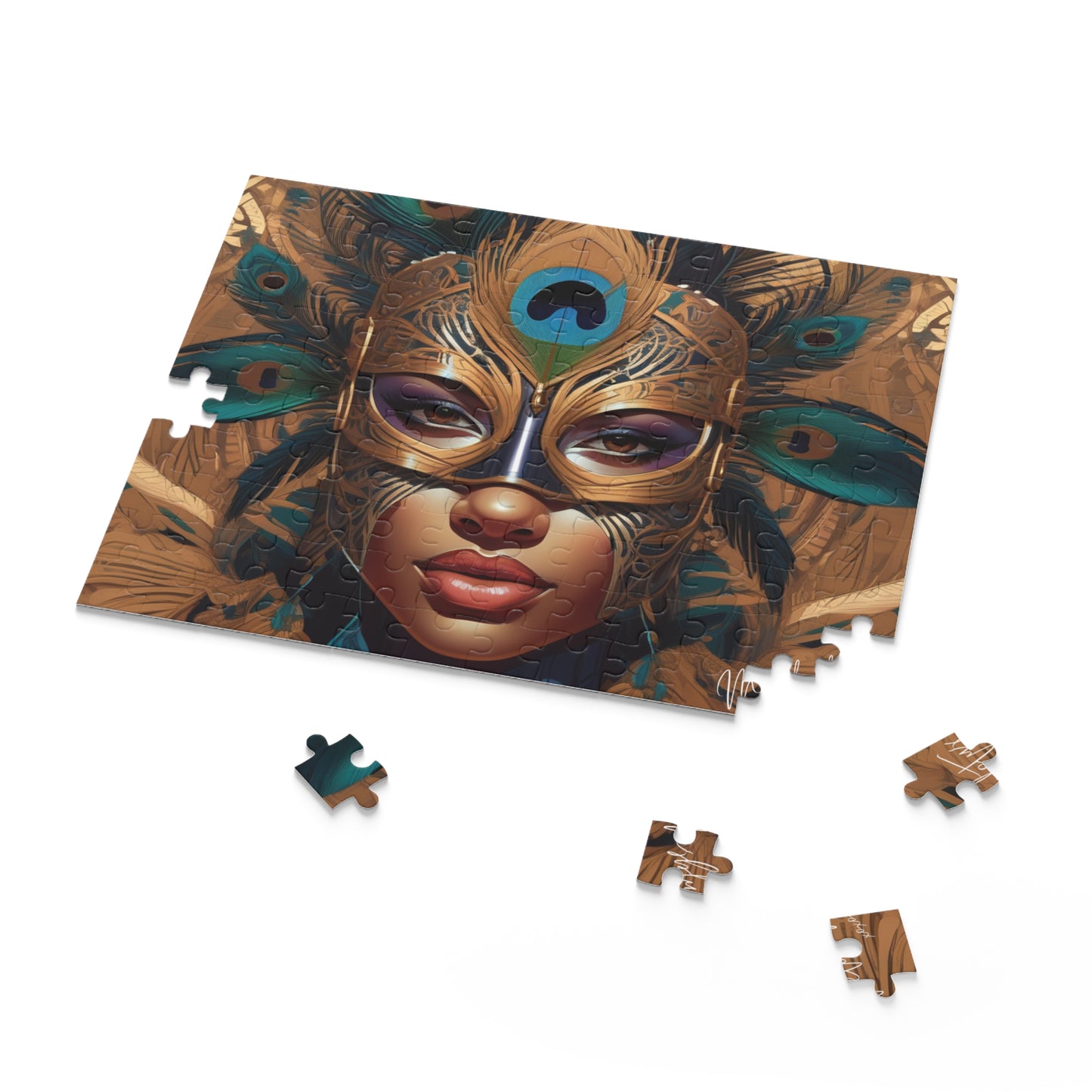 Gilded Elegance Puzzle (120, 252, 500-Piece)