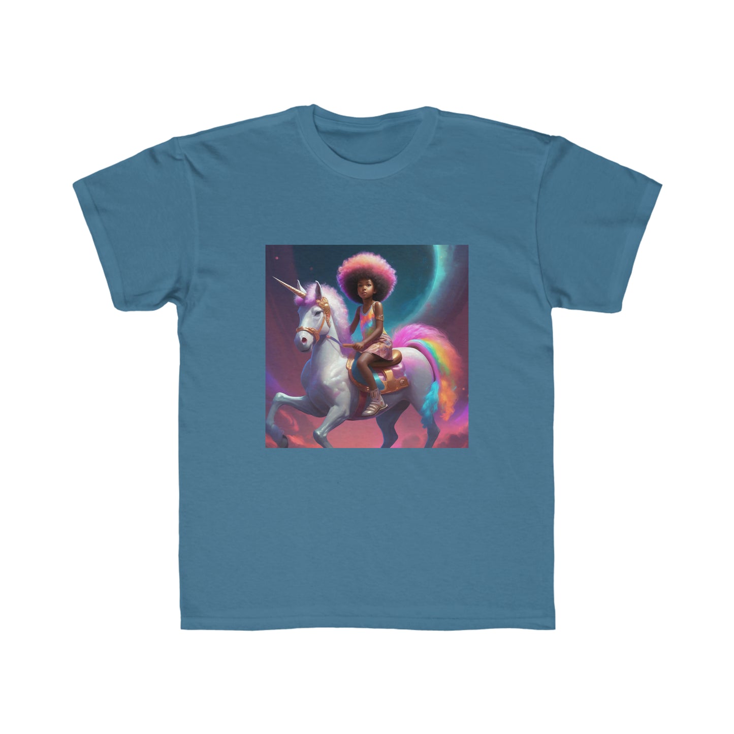 Rainbow Unicorn Kids Regular Fit Tee