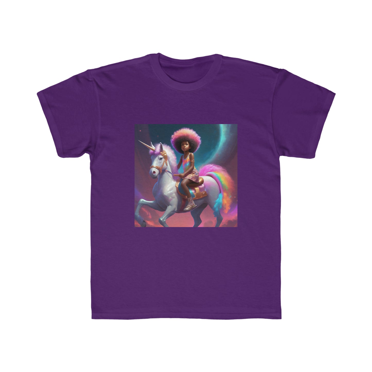 Rainbow Unicorn Kids Regular Fit Tee