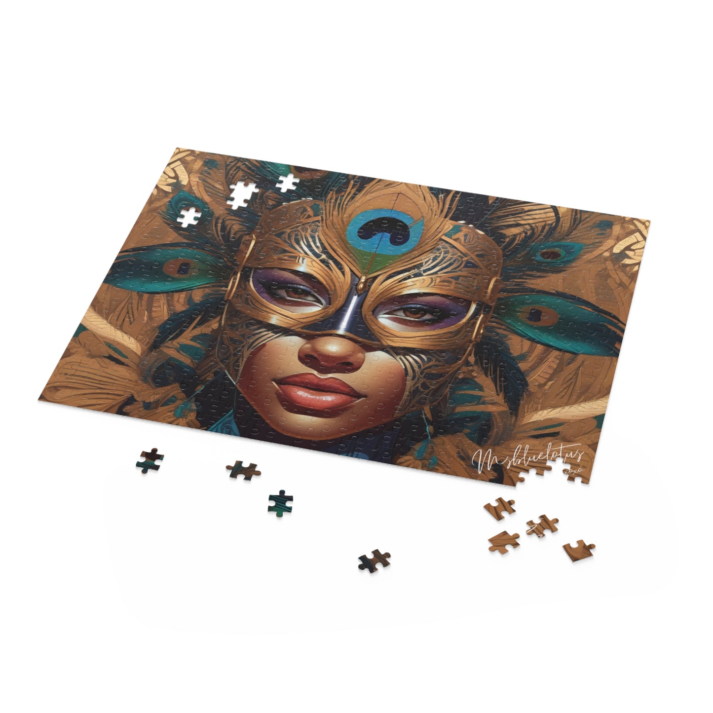 Gilded Elegance Puzzle (120, 252, 500-Piece)